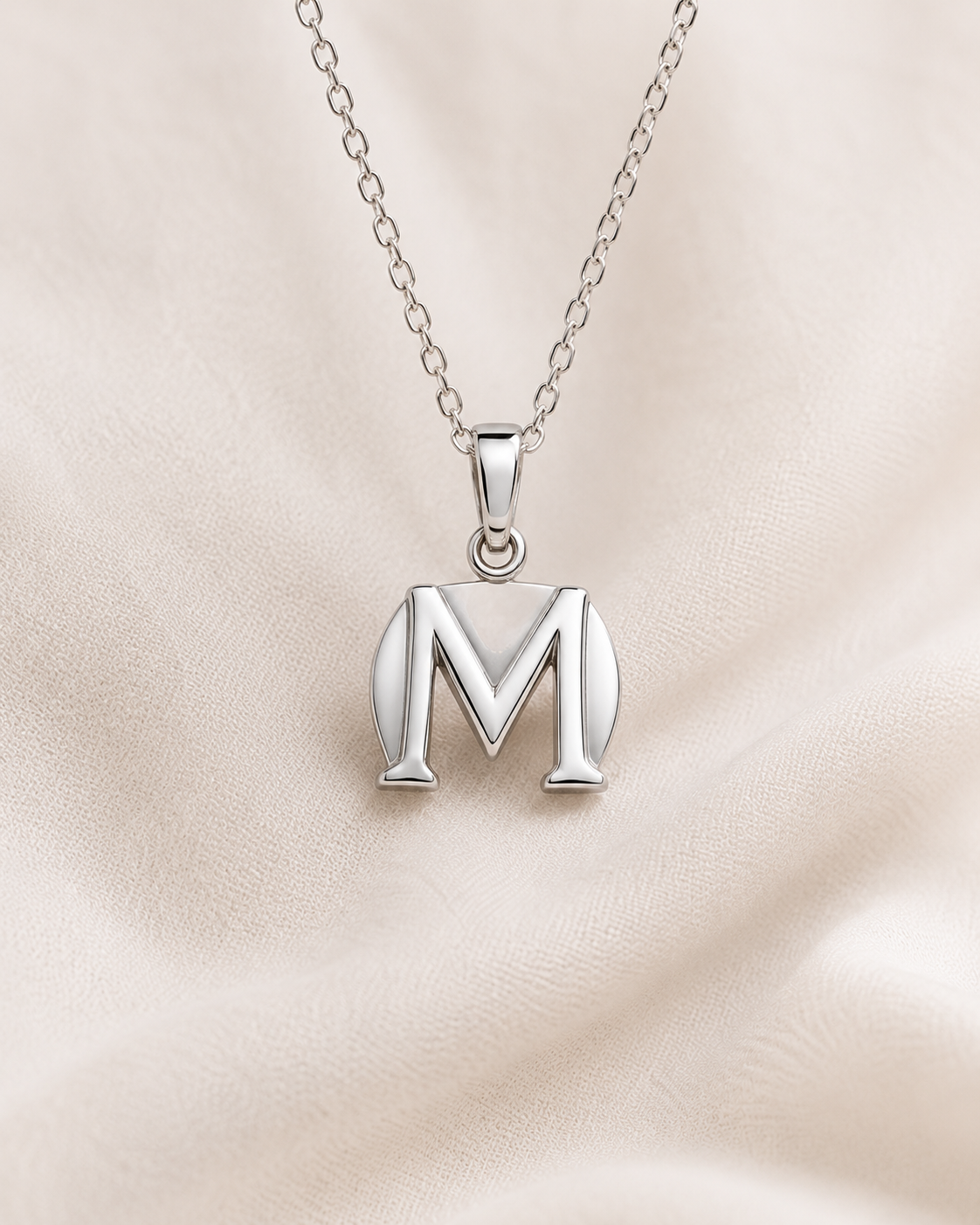 M Letter Necklace